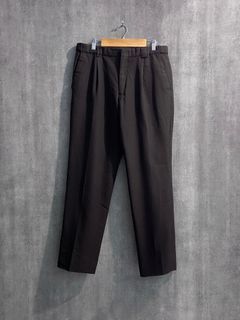 Work Pants JVYclub Dark Brown / Celana Bahan Pria / Regular Fit / Size 30