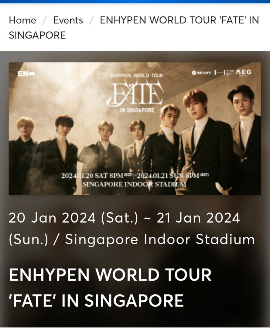 enhypen world tour singapore