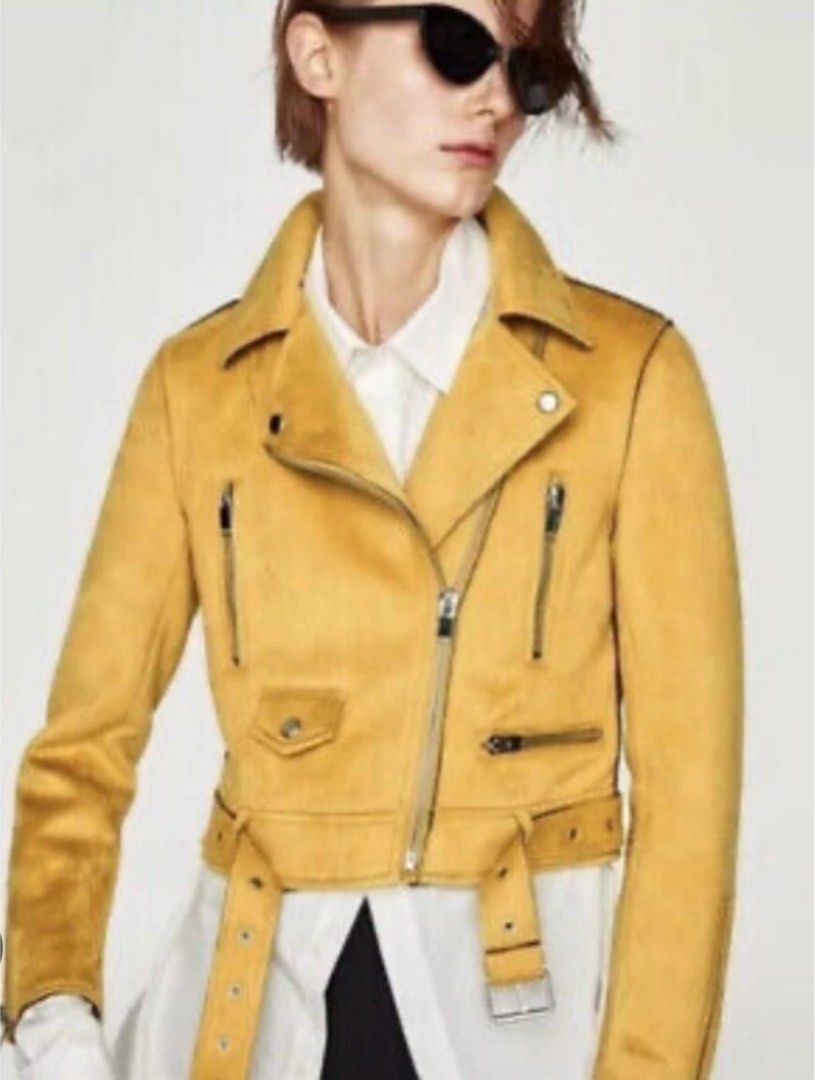 Zara biker jacket Women s Fashion Coats Jackets and Outerwear