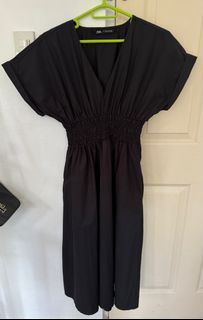 Zara Black Midi Dress