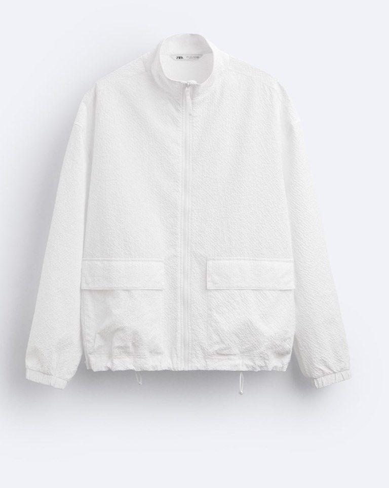Zara Mens Seersucker Jacket Men s Fashion Coats Jackets and