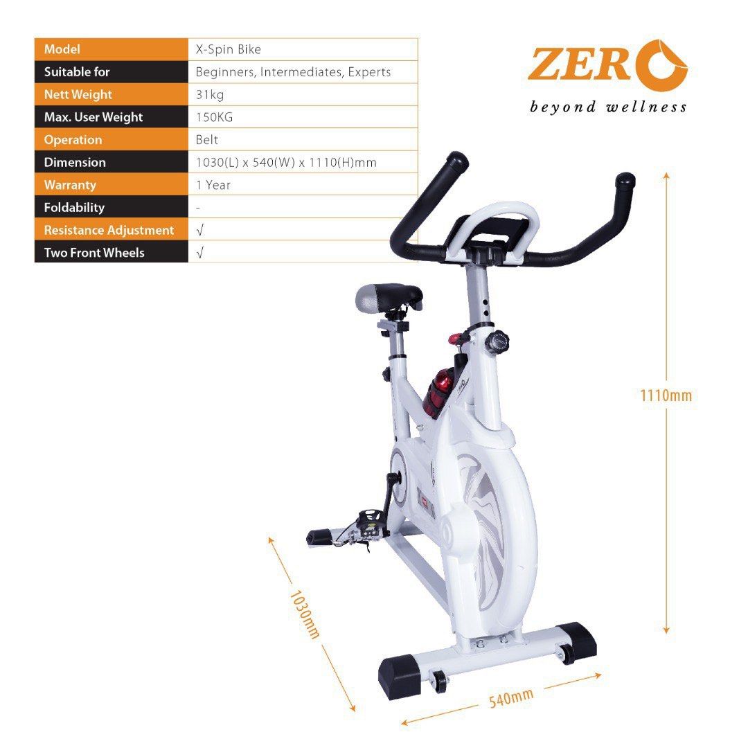 Zero X Spin Bike Spinning Bike