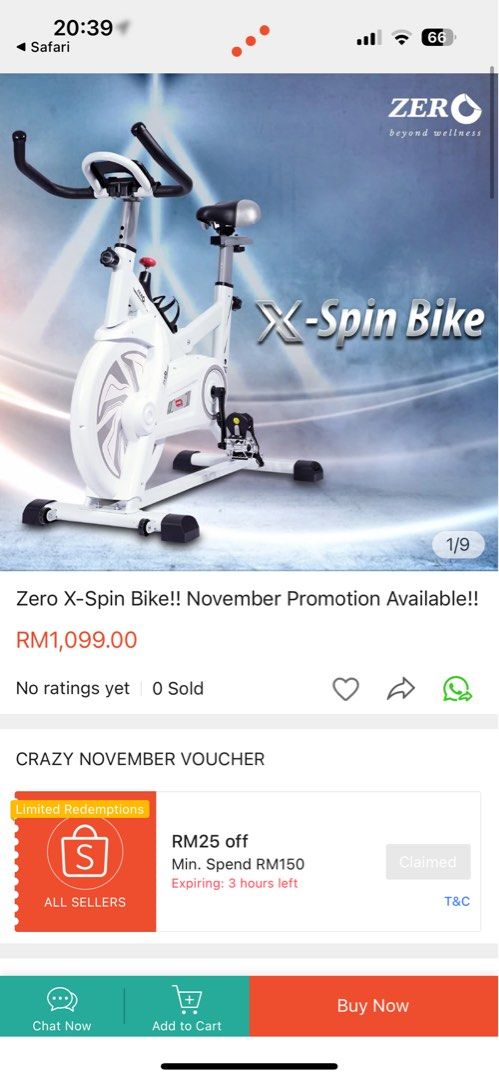 zero spinning bike