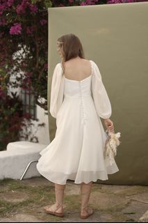 Zoo label Bria dress in white medium