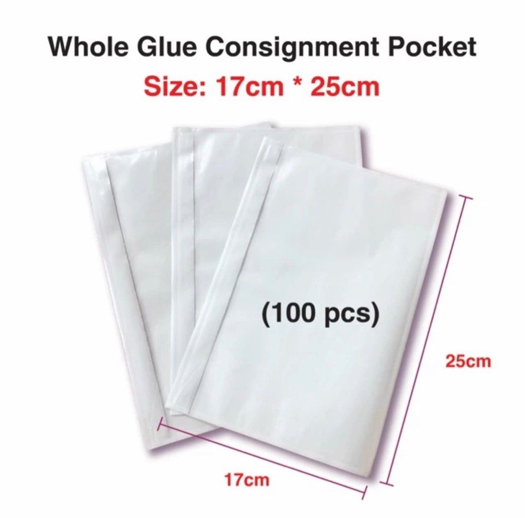 A5 size consignment note sticker pocket (100pcs) 