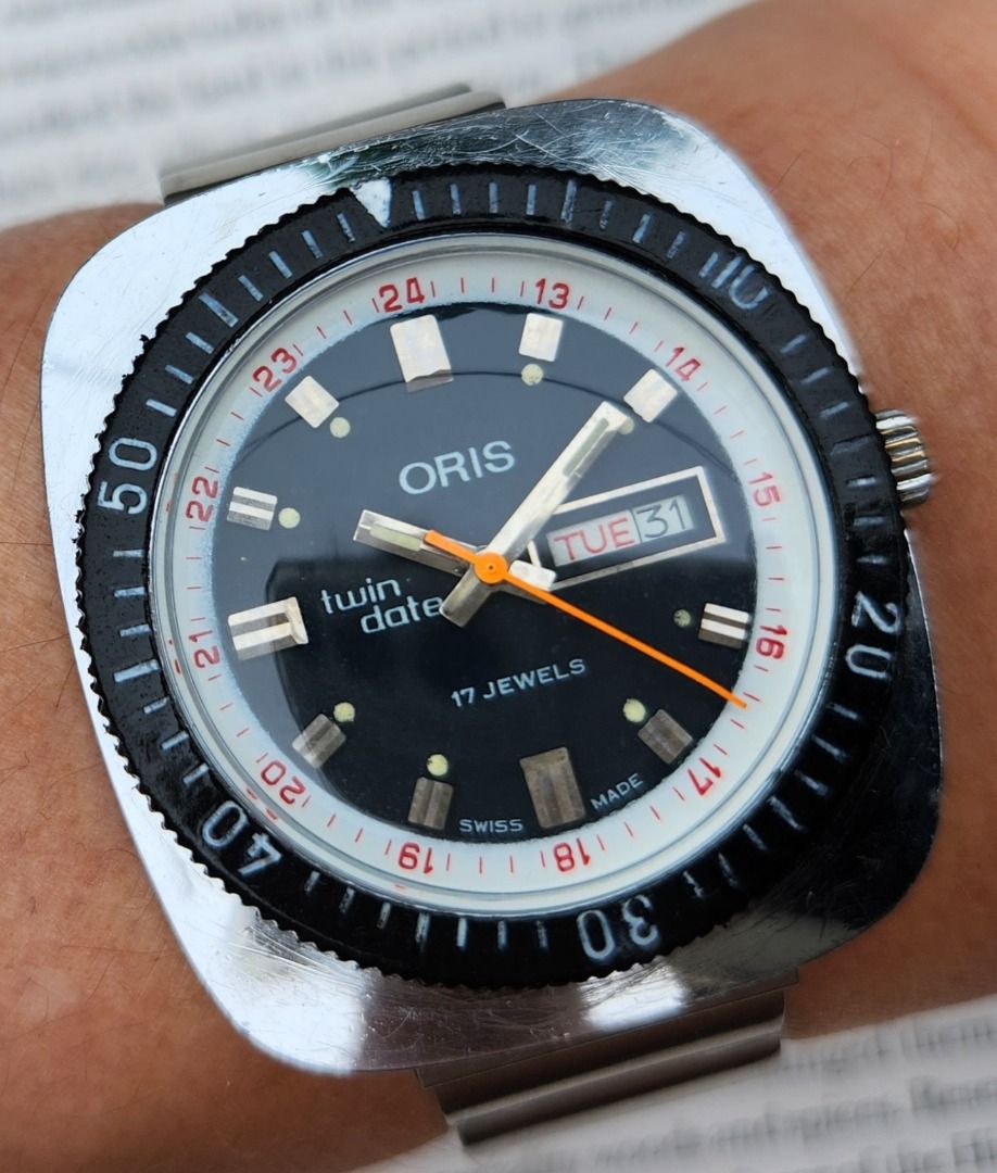 1970s ORIS cal. 718 mens mechanical watch in full excellent