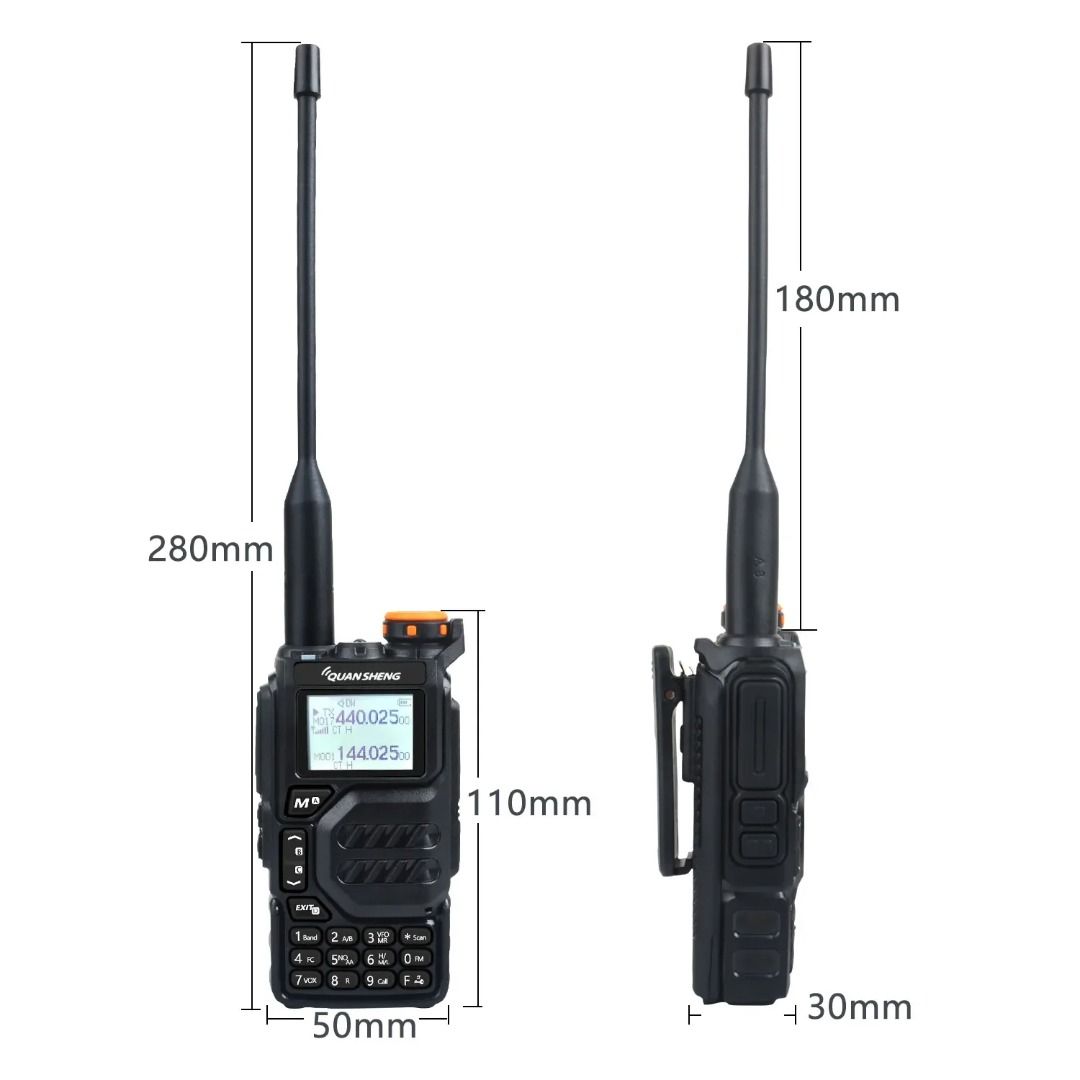 Quansheng UV-K5 VHF UHF Radio Transceiver 6 Bands - China VHF UHF
