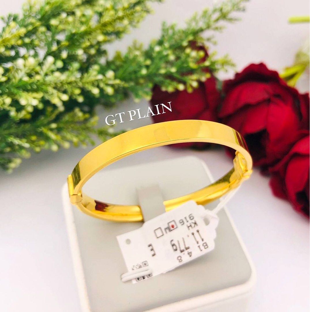 Gold bangle clearance bracelet mens