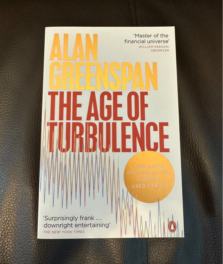 美國聯儲局前主席格林斯潘回憶錄, 興趣及遊戲, 書本& 文具, 雜誌- Carousell