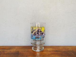 大容量玻璃杯 復古街頭