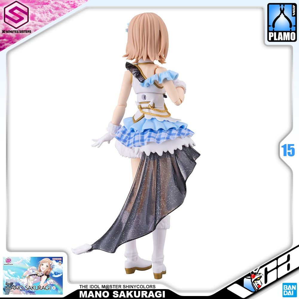 ✅𝐑𝐄𝐀𝐃𝐘 𝐒𝐓𝐎𝐂𝐊⭐️ BANDAI 30 MINUTES SISTERS MANO SAKURAGI CUTE PRETTY BEAUTIFUL IDOL GIRL ARMOR SINGER MECHA PLASTIC MODEL TOY VCA GUNDAM SINGAPORE (Category: Gundam Model Kits) located in Singapore. Submitted by vcagundam.sg (Listing ID 1266117744, Image 3). Description: ⭐️ 30MS | MANO SAKURAGI 🌐𝗪𝗘𝗕𝗟𝗜𝗡𝗞 https://v.vcagundam.sg/vL3jjV 🤖𝗛𝗘𝗔𝗗 𝗛𝗘𝗜𝗚𝗛𝗧 : 15cm 📝𝗧𝗬𝗣𝗘 : PLASTIC MODEL KIT From THE iDOLM@STER SHINY COLORS come