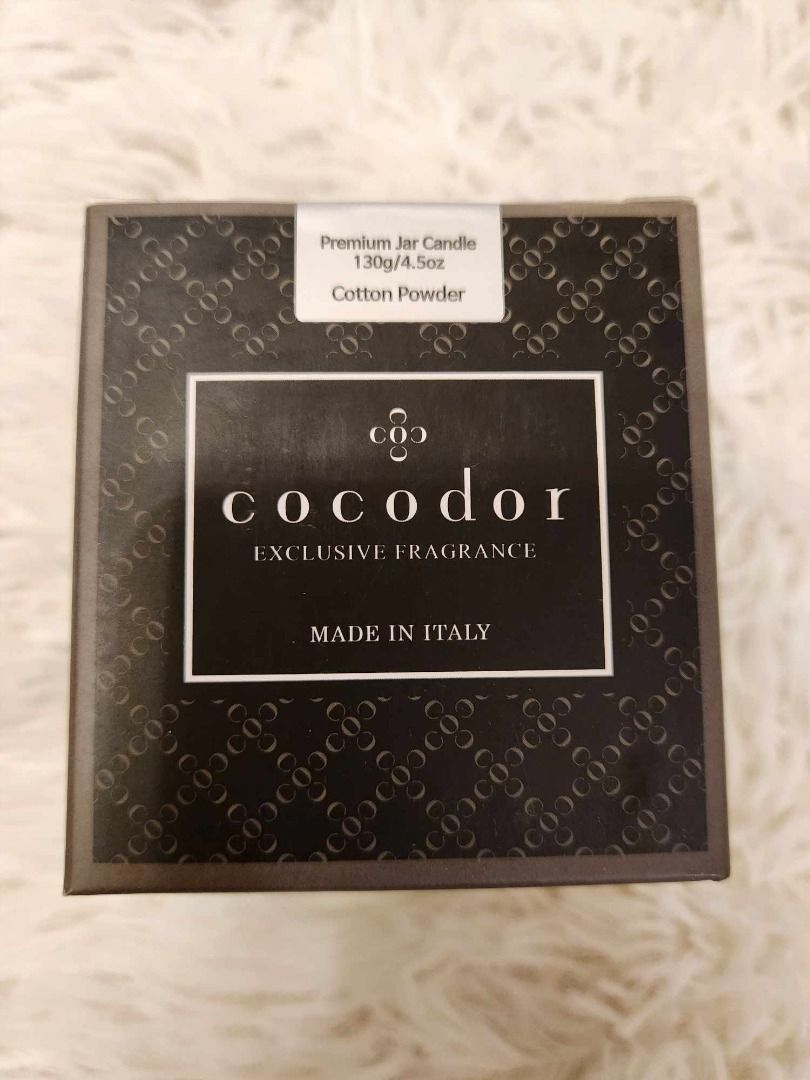 Cocodor Premium Jar Candle [Cotton Powder]