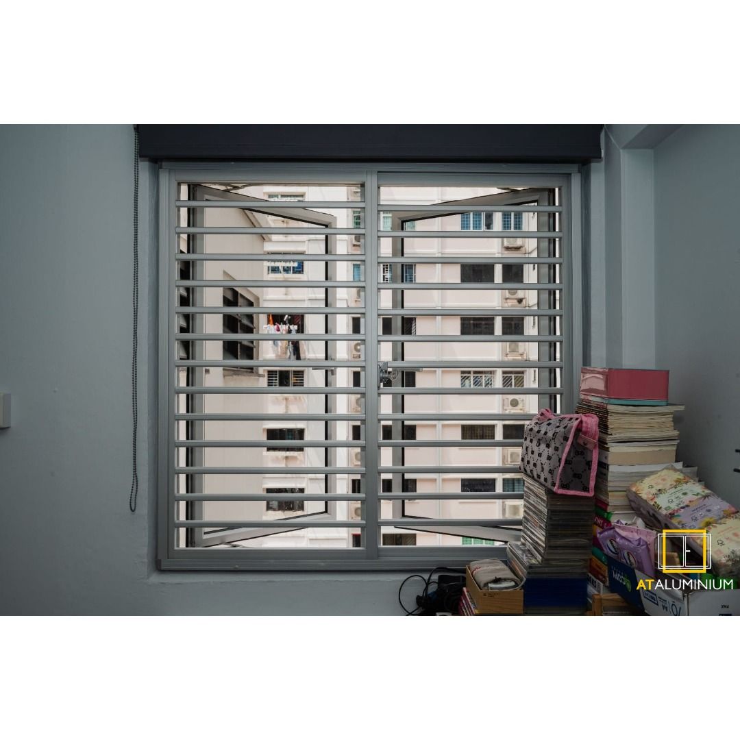 [MID YEAR SALE] Aluminium Sliding Windows with Grilles | HDB Resale62863092683522111