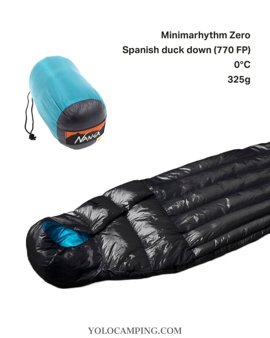 NANGA Minimarhythm Zero / 5 Below Sleeping Bag 】, 運動產品, 行山