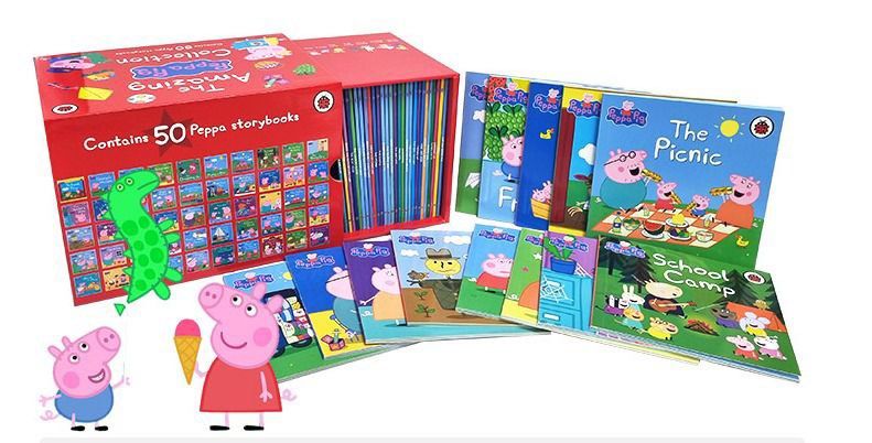 Peppa pig The Amazing Collection英文故事書50冊【紅盒】, 興趣及遊戲 