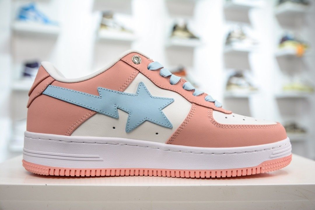 A Bathing Ape Bape STA Low Pastel Pink 2021 001FWH701005 PNK A 11 11 Sale