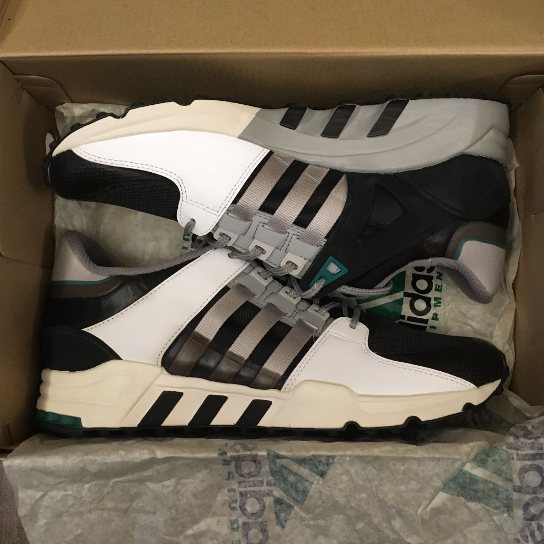 ADIDAS EQT Equipment Running Support UK9 US9.5 White Black Grey M25107