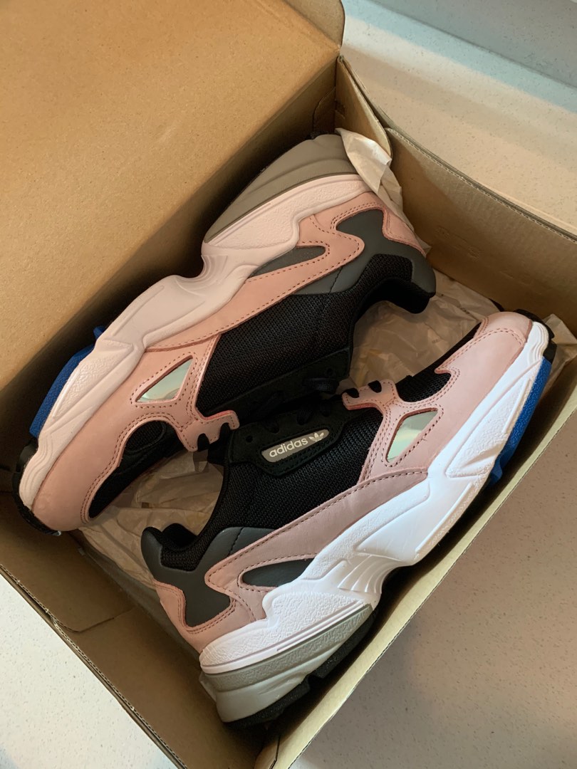 Falcon adidas pink black top