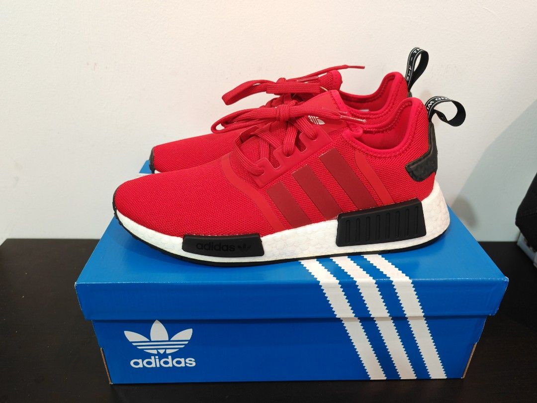 Black and red nmd mens shop