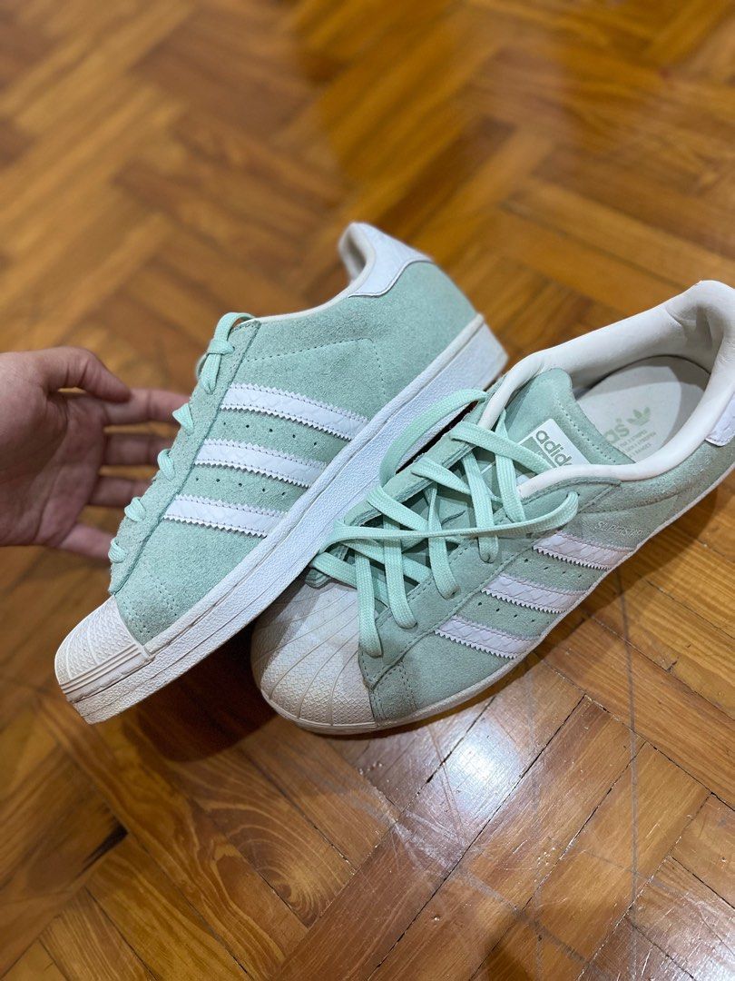 ADIDAS Superstar Mint Green UK5