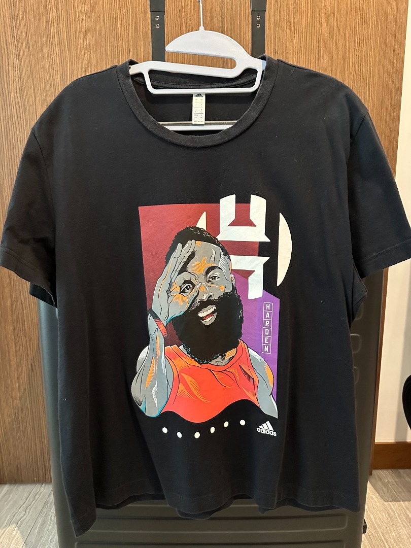 Adidas T shirt James Harden Edition Men s Fashion Tops Sets Tshirts Polo Shirts on Carousell