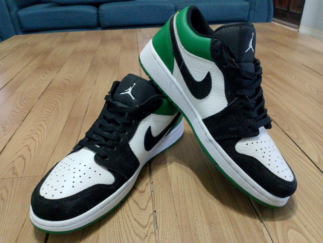 air jordan low mystic green