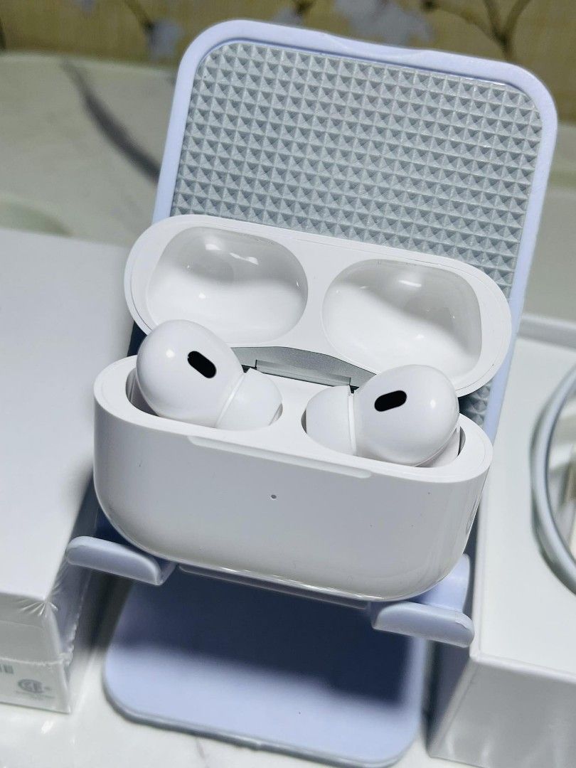Airpods pro 2nd Gen (Category: Headphones & Headsets) located in Manila. Submitted by bloodyrain (Listing ID 1266208191, Image 2). Description: FOR SALE AIRPODS PRO 2ND GEN Super goods ng sound Noise Cancelling Slightly used but not Abuse lady owned No Issue.