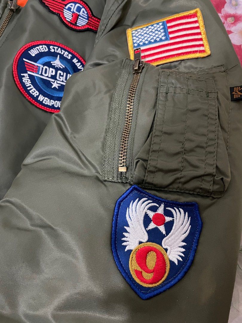 Alpha industries Top Gun 外套壯志凌雲Tom Cruise 湯告魯斯經典配色