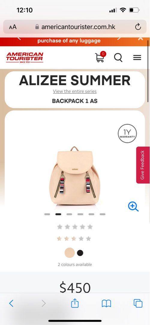 American tourister alizee backpack best sale