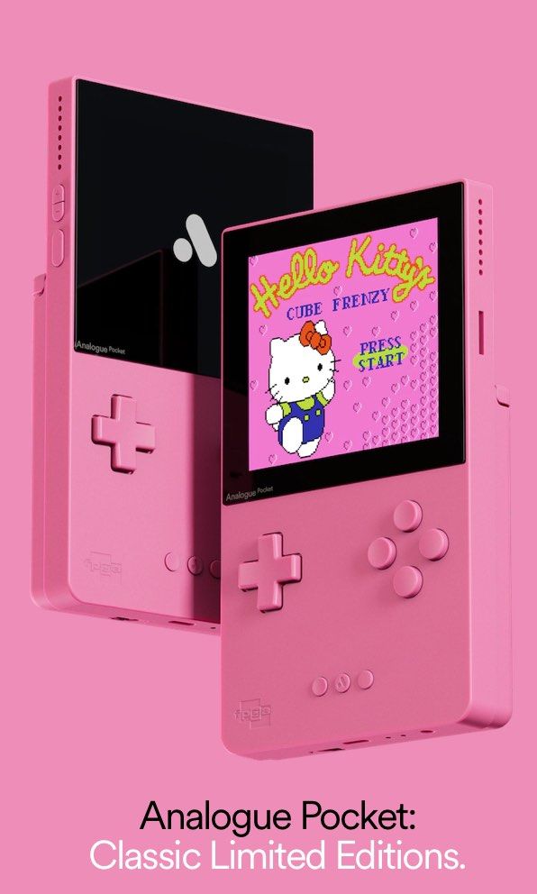Analogue Pocket 限量粉紅色Limited Pink (Game Boy, Game Boy Colour