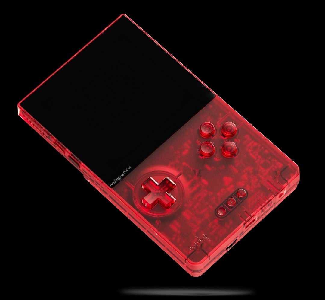 Analogue Pocket Limited Edition - Transparent Red, 電子遊戲, 電子