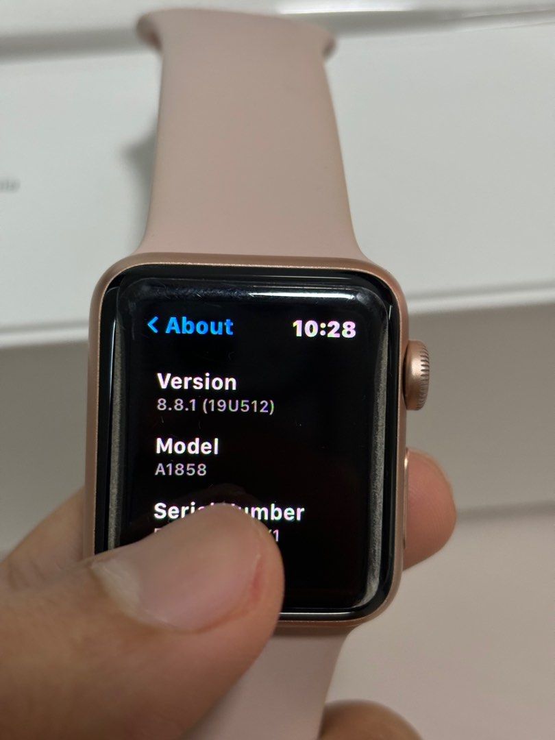 Apple watch series 3 gps 38mm pink store