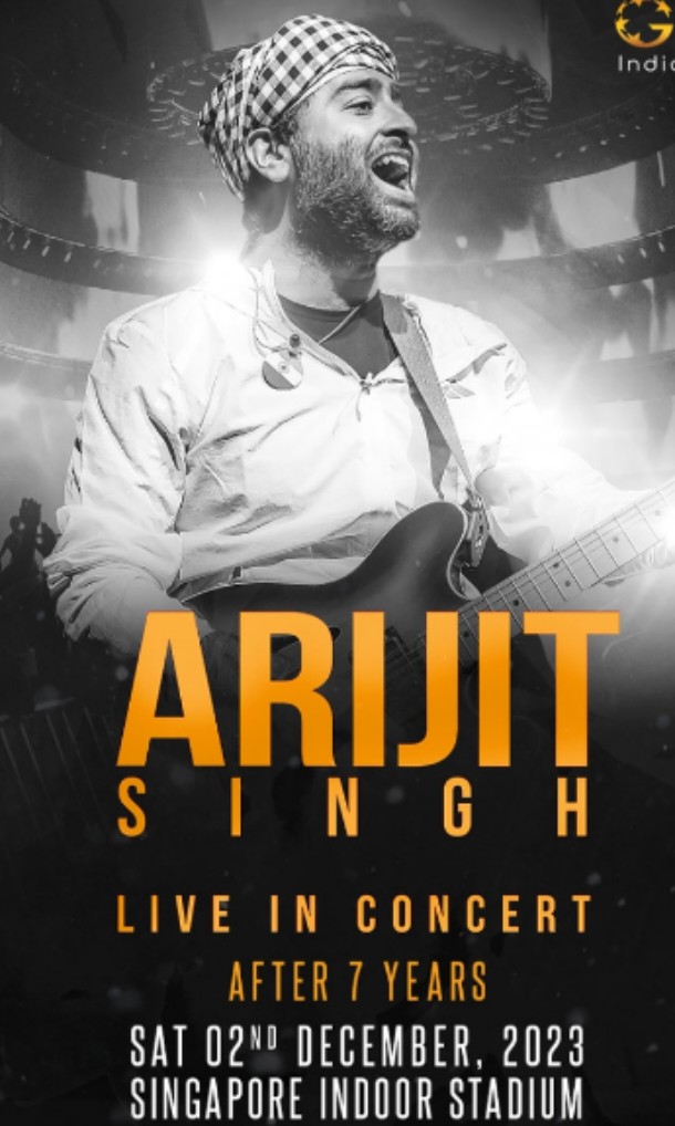 Arijit Singh concert, Tickets & Vouchers, Event Tickets on Carousell