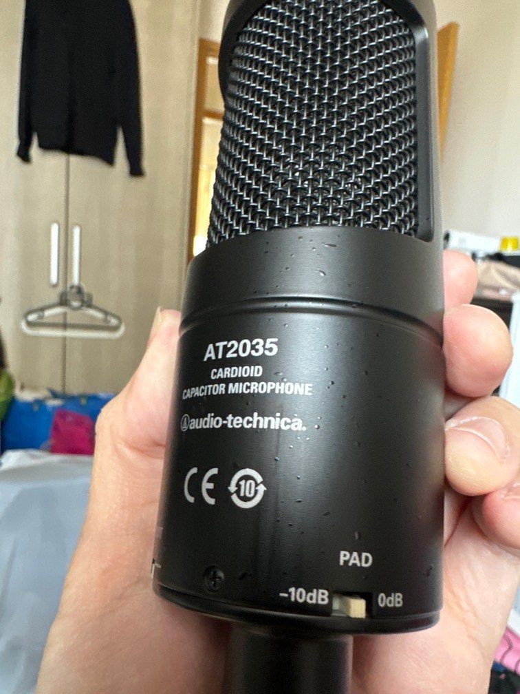 Audio Technica AT2035 Cardioid Capacitor Condenser Microphone, Audio