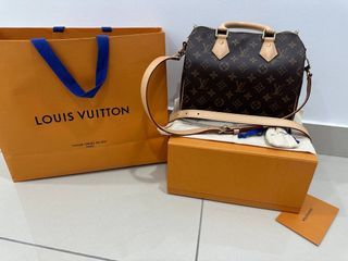 Women's bag New LOUIS VUITTON/ NANO SPEEDY bag/ crossbody bag / 100%  authentic, Luxury, Bags & Wallets on Carousell