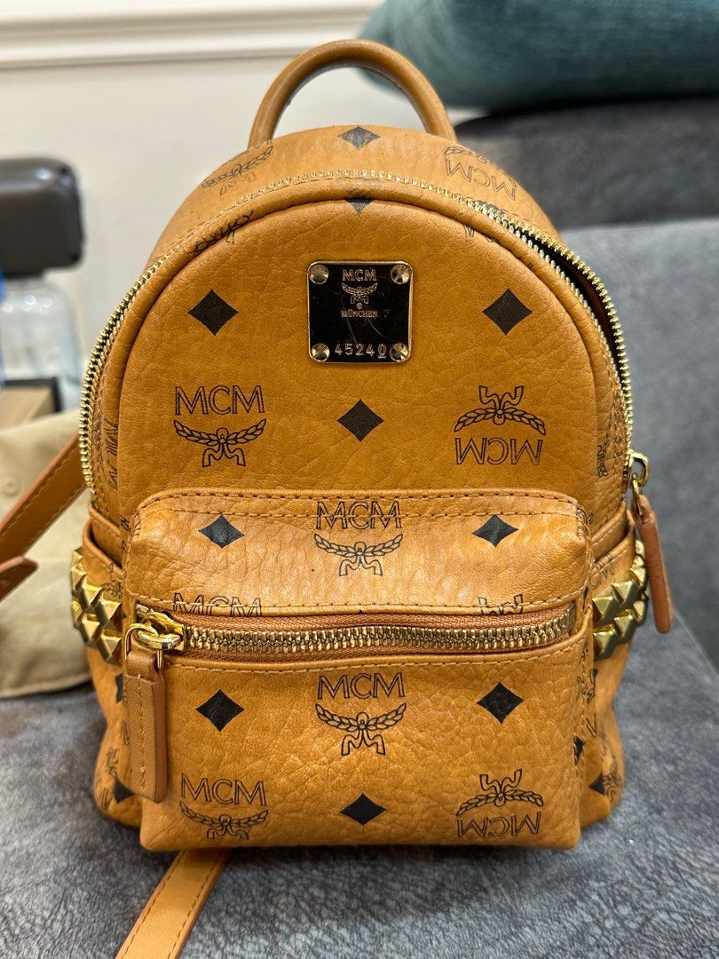 Authentic mcm backpack store