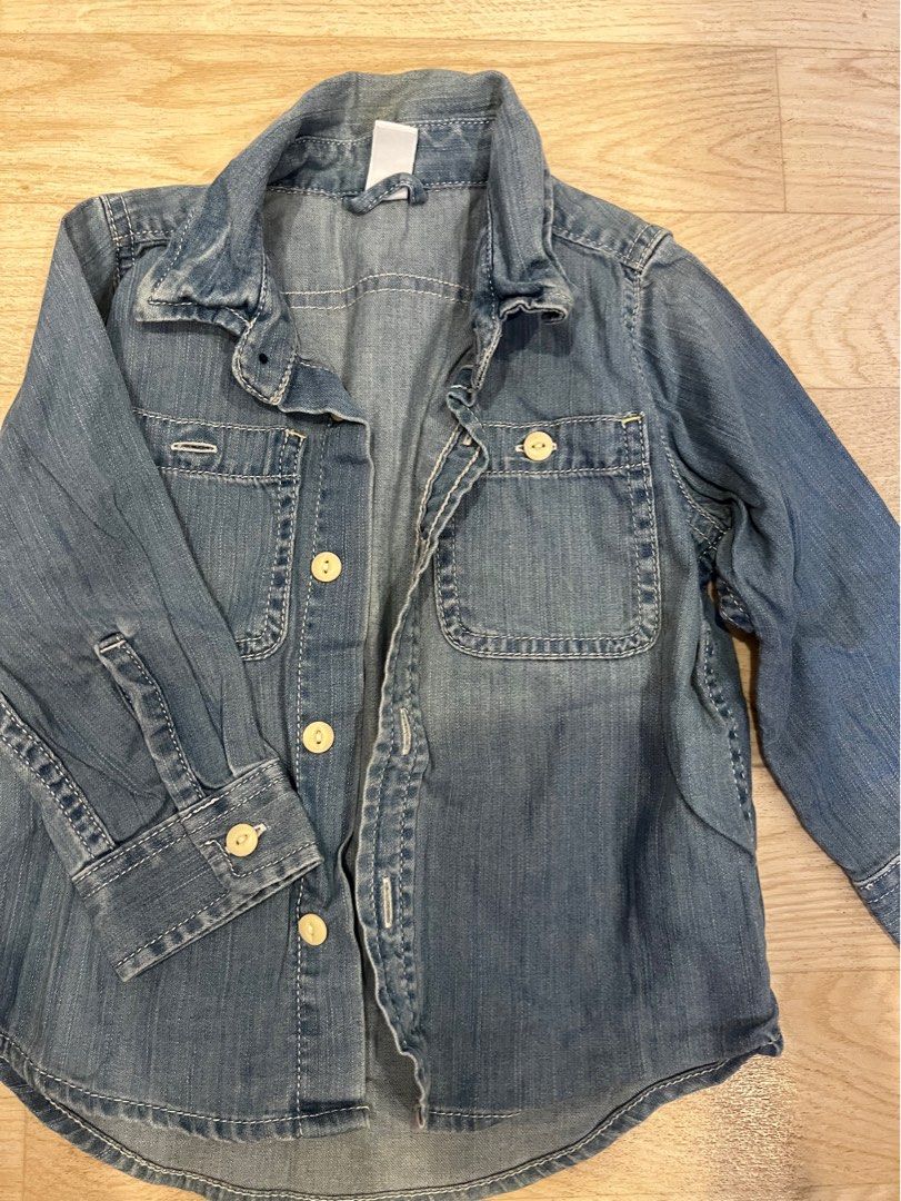Baby gap denim shirt hot sale