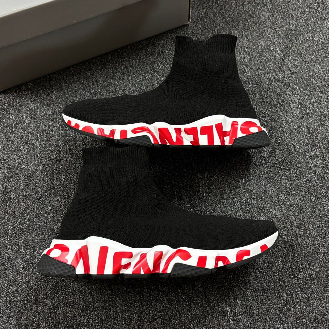 Balenciaga speed cheap graffiti trainers