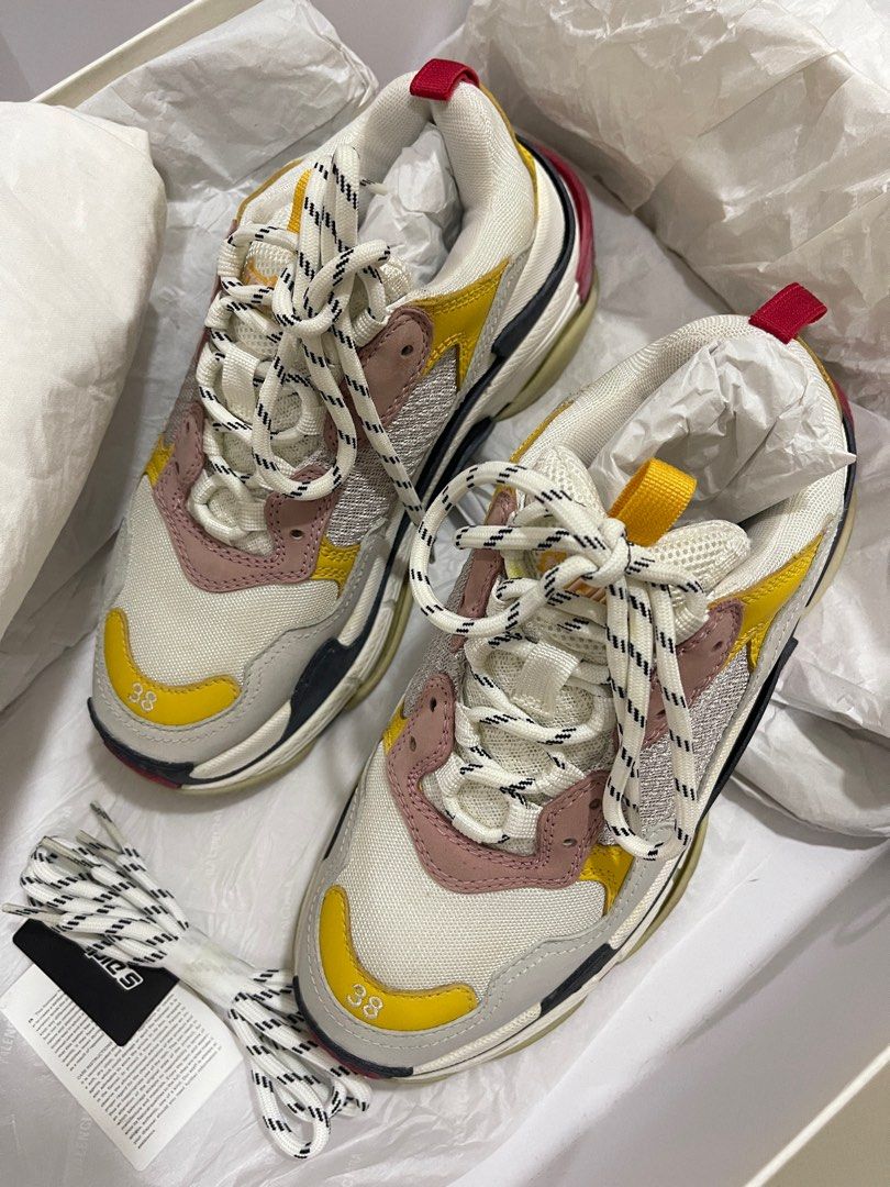 Balenciaga 2025 gold sneakers