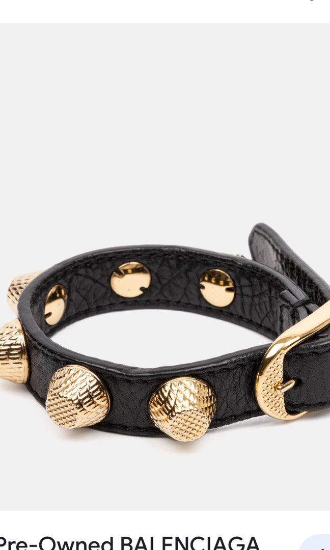 Balenciaga Studded Bracelet Luxury Accessories on Carousell