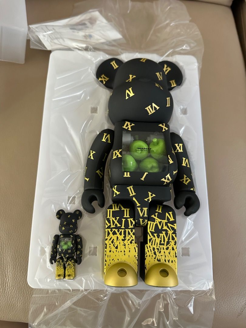 Bearbrick SHAREEF 3 400% +100%, 興趣及遊戲, 玩具& 遊戲類- Carousell