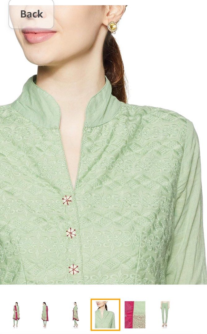 Biba women's asymmetrical hemline salwar suit store