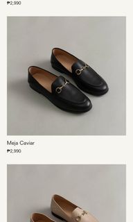 Black Loafers OAK the Label Meja Caviar (Size 36)