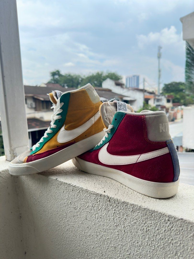 Suede blazer mid vintage online sneakers