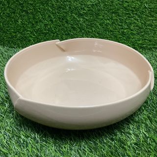 Bonsai Stoneware Handmade Glaze Beige Pot Vase Fruit Bowl 11” x 4” inches - P499.00
