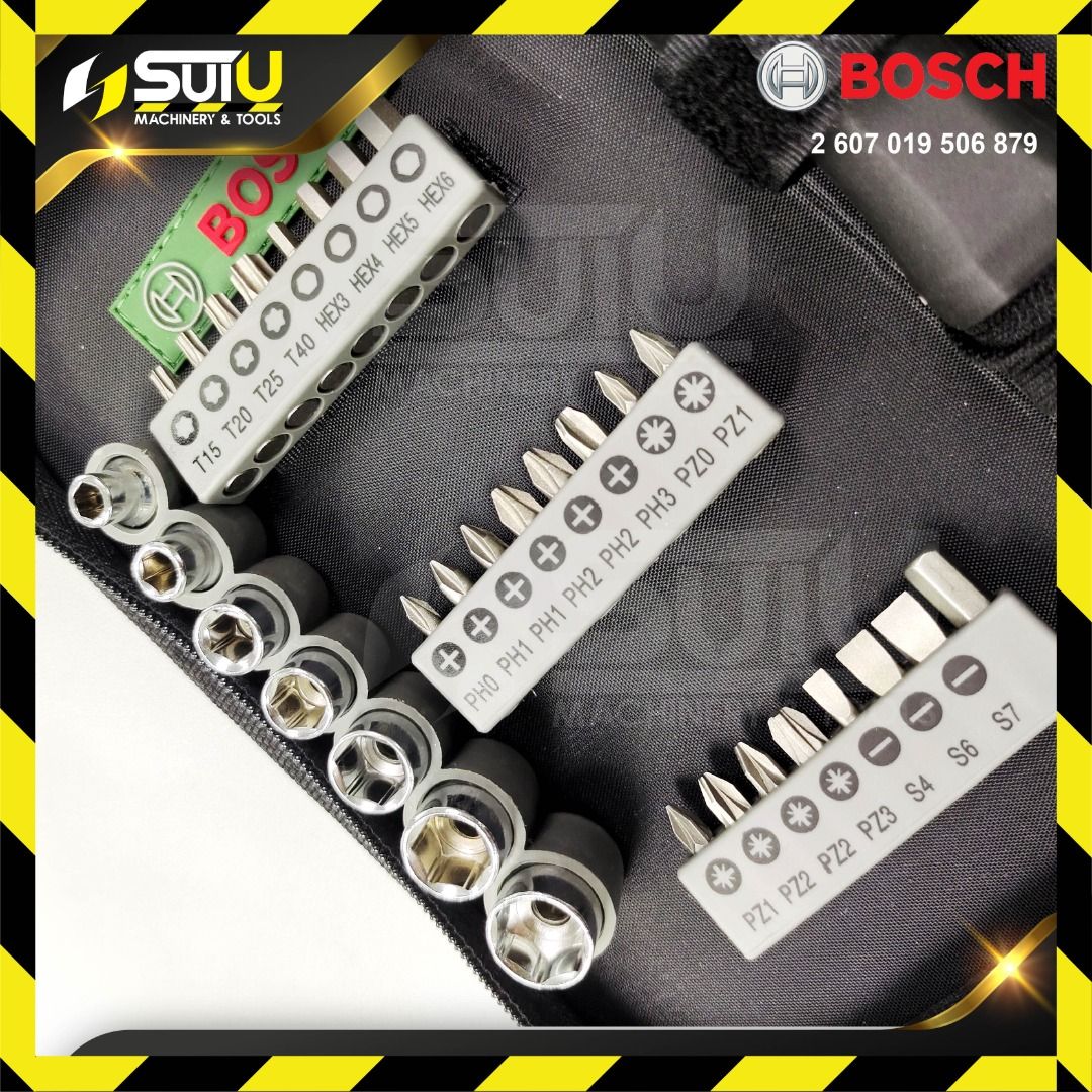 BOSCH 2607019506 38PCS Mixed Tool Set / Promoline Mixed Set / Set Alat