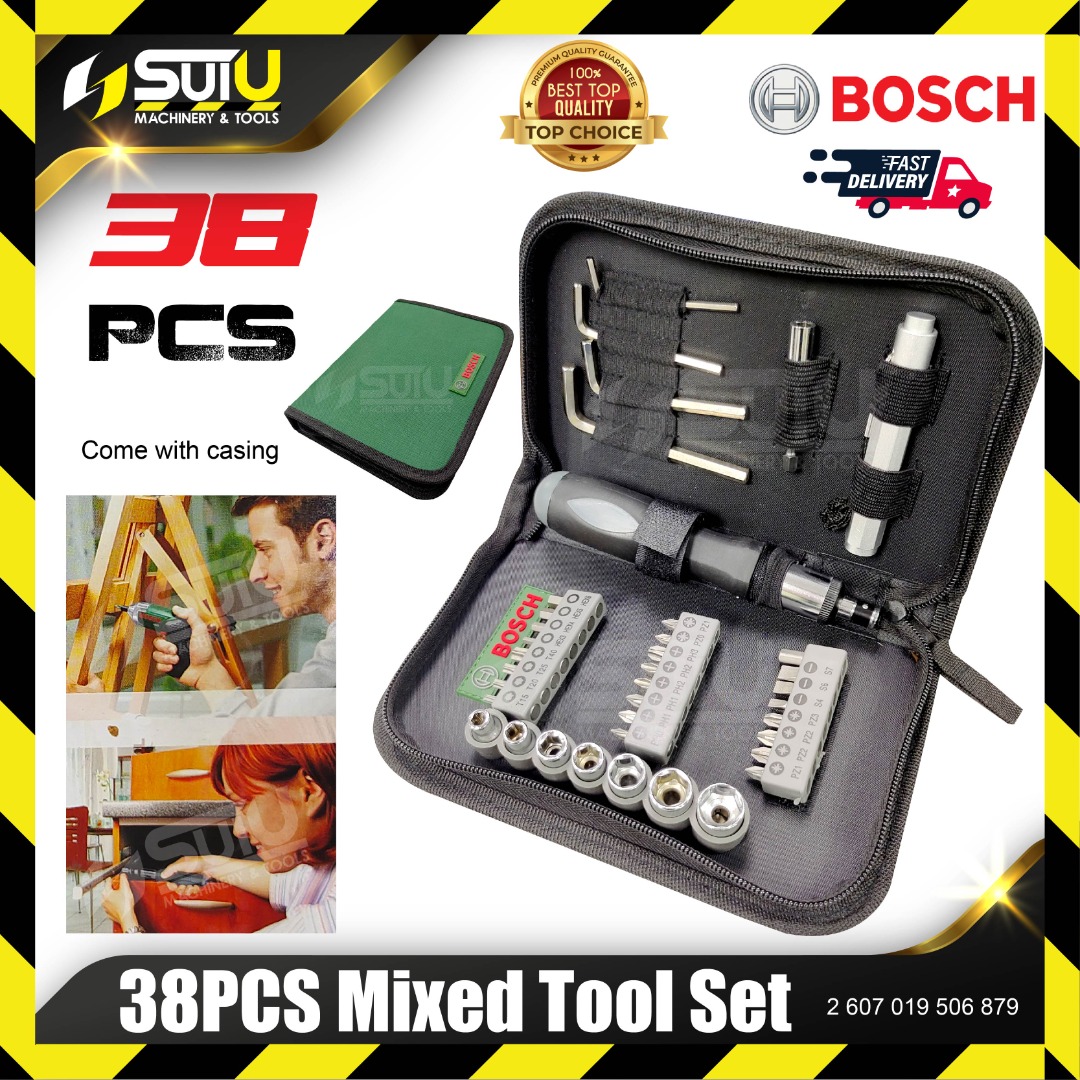 BOSCH 2607019506 38PCS Mixed Tool Set / Promoline Mixed Set / Set Alat