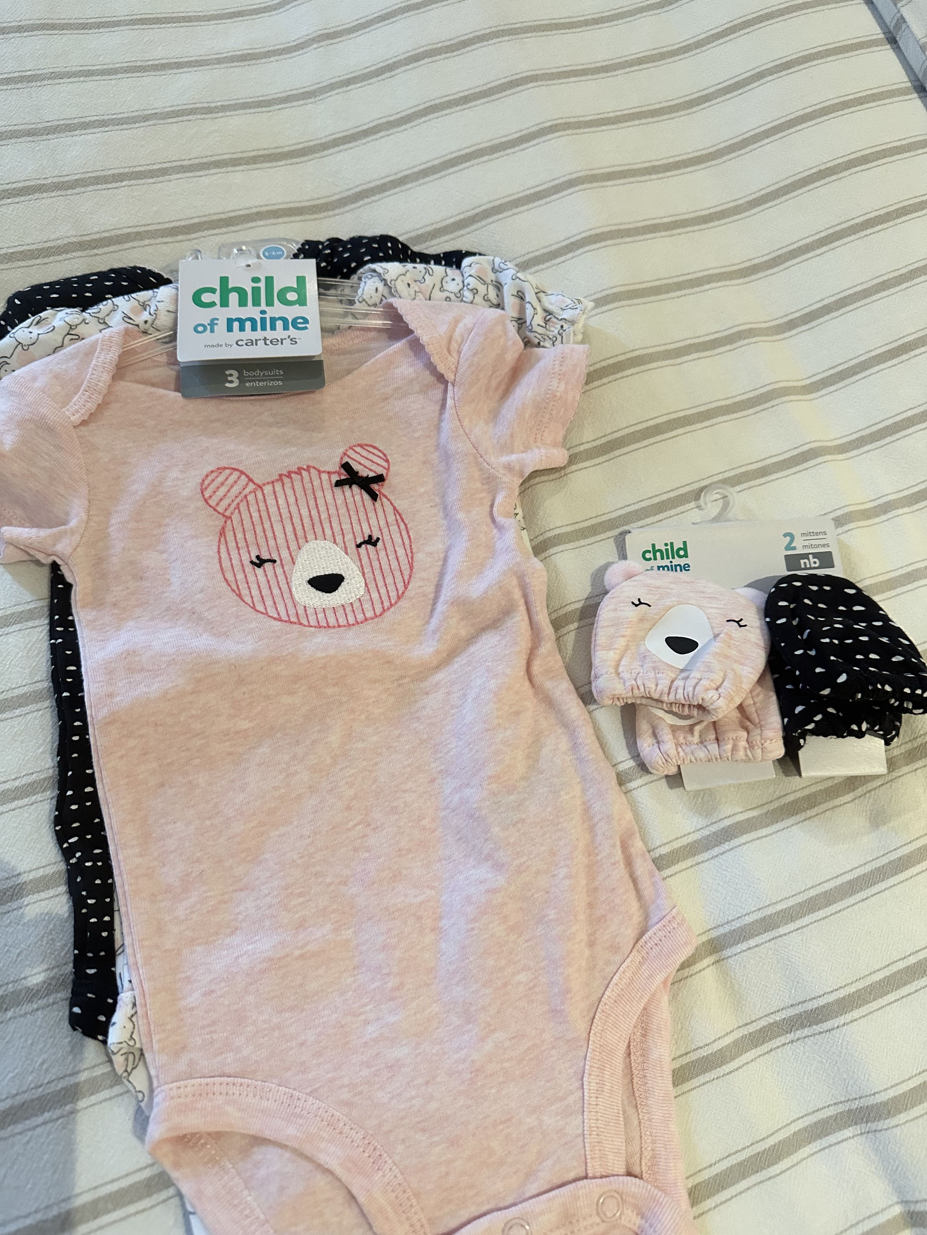 Carter onesies with hotsell mittens