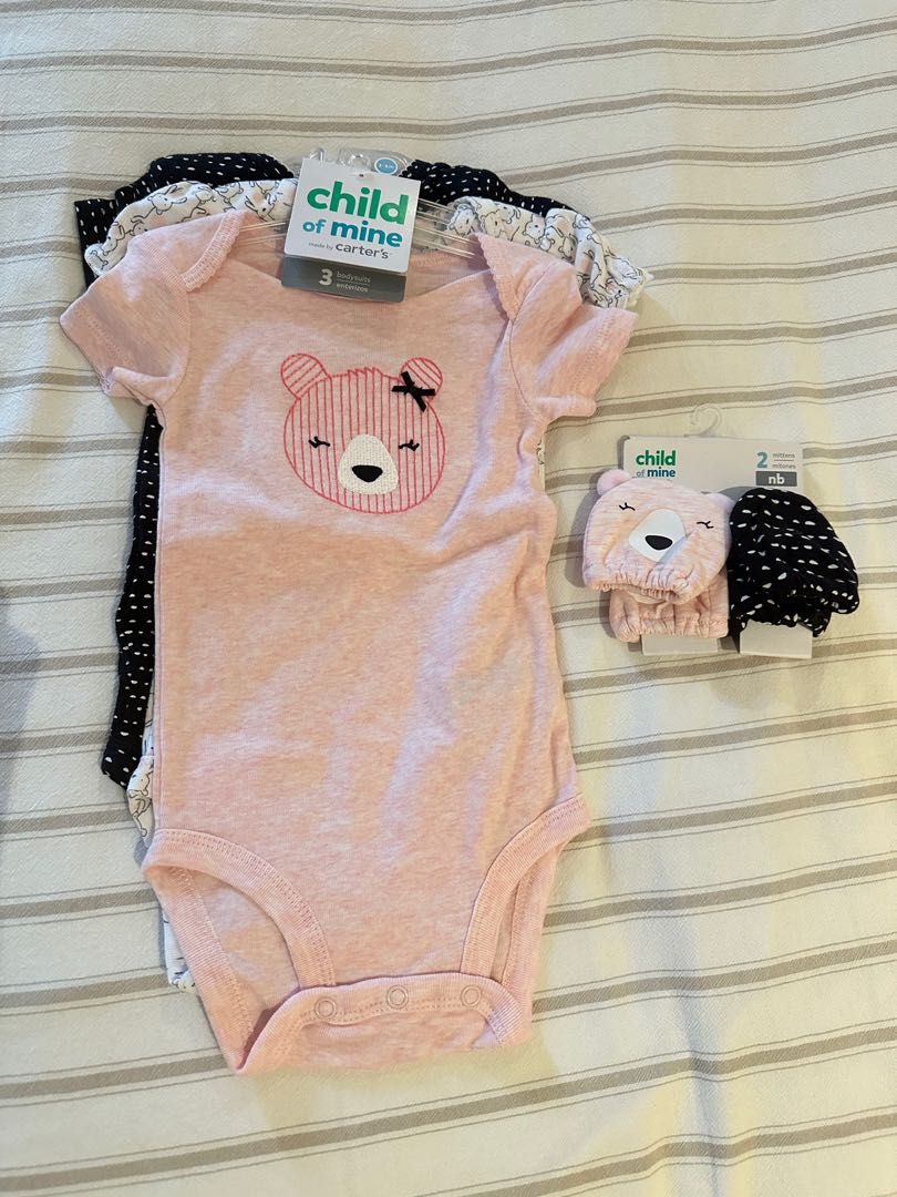 Carter onesies with hotsell mittens