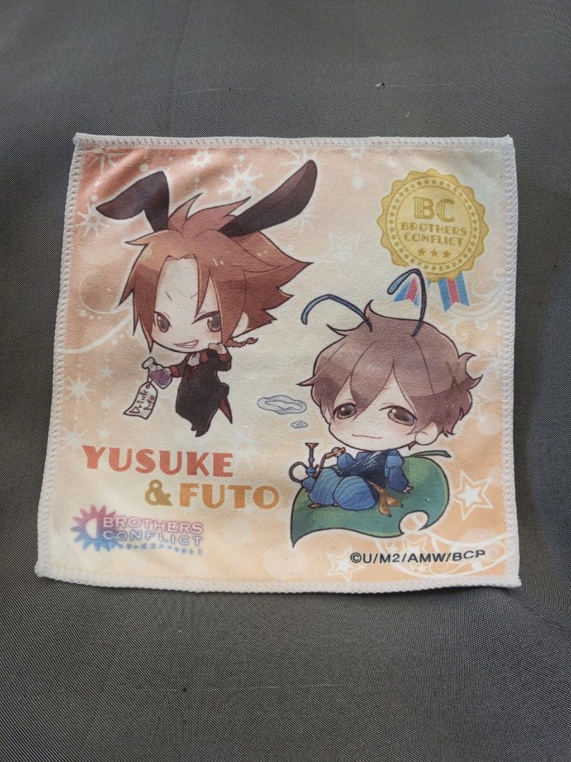 Brothers Conflict Yusuke & Futo Face Towel, Furniture & Home Living